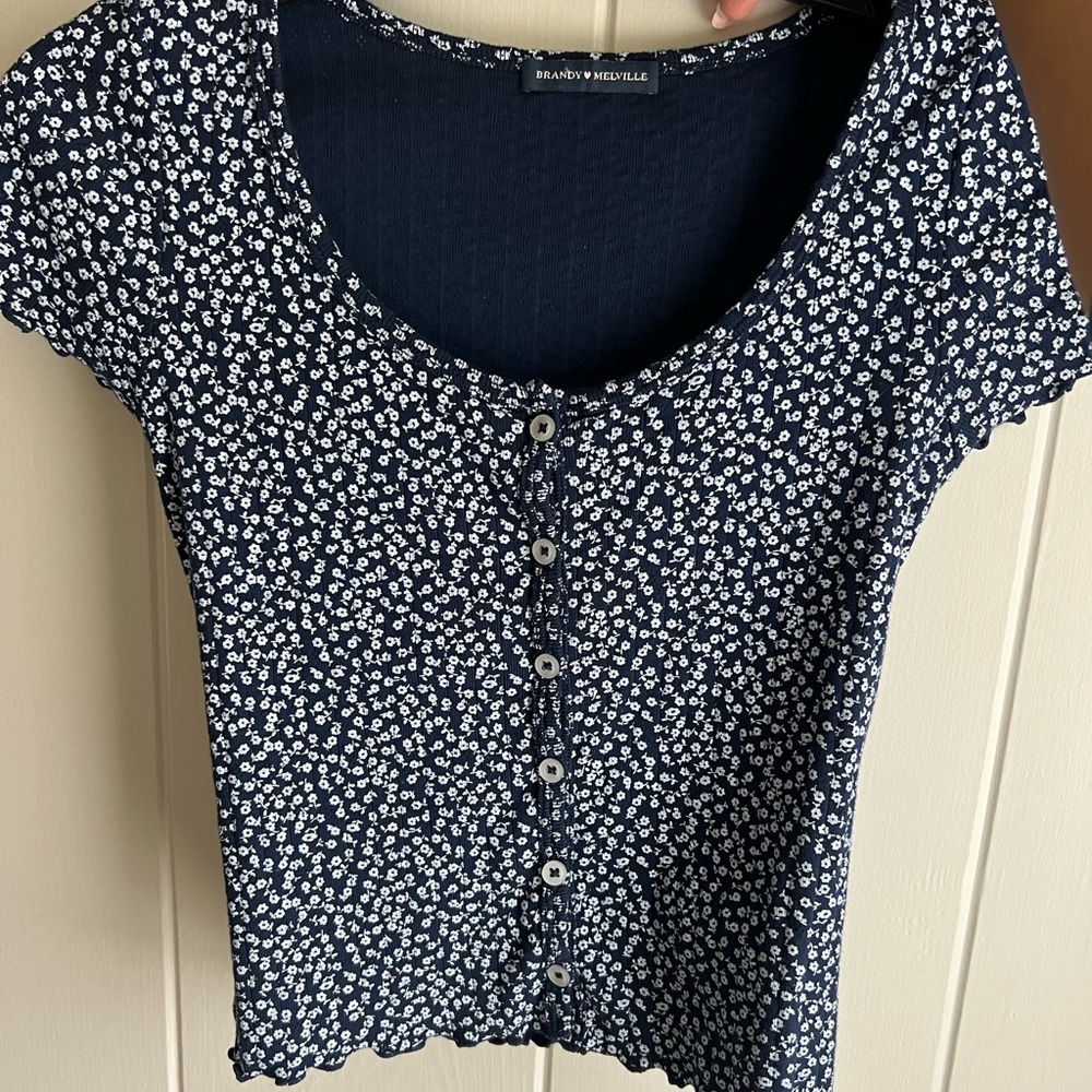 Brandy zelly ruffle top